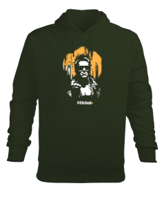 Terminatör Tasarım Baskılı Erkek Kapüşonlu Hoodie Sweatshirt