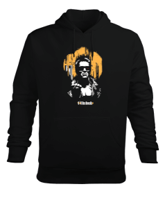 Terminatör Tasarım Baskılı Erkek Kapüşonlu Hoodie Sweatshirt