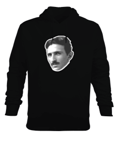 tesla Erkek Kapüşonlu Hoodie Sweatshirt