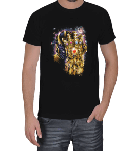 Thanos Siyah T-Shirt Erkek Tişört