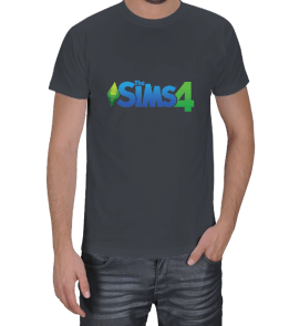 The 4 Sims Logo Erkek Tişört