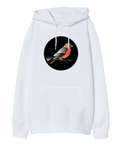 The Bird Oversize Unisex Kapüşonlu Sweatshirt