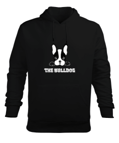 The Bulldog Erkek Kapüşonlu Hoodie Sweatshirt