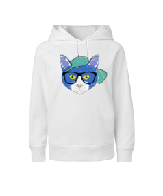 The Cat Çocuk Unisex Hoodie Kapüşonlu