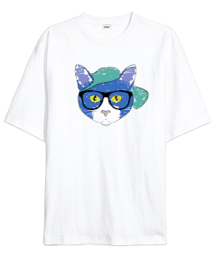 The Cat Oversize Unisex Tişört