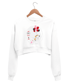 The Cats Kadın Crop Sweatshirt