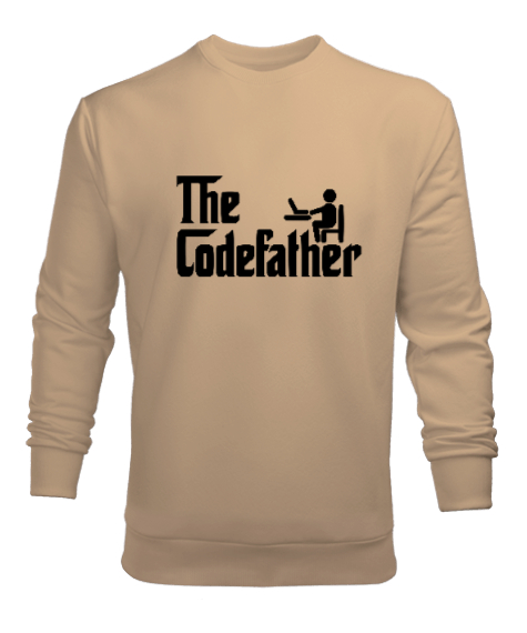 Tisho - The Codefather - Coder - Yazılımcı - Programcı Camel Erkek Sweatshirt