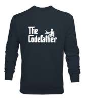 The Codefather - Coder - Yazılımcı - Programcı Füme Erkek Sweatshirt - Thumbnail