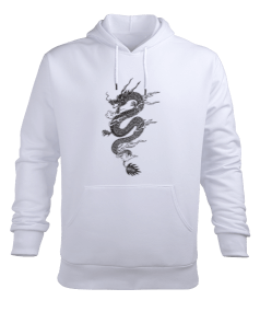 THE DRAGON Erkek Kapüşonlu Hoodie Sweatshirt