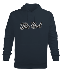 The end Erkek Kapüşonlu Hoodie Sweatshirt