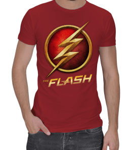 The Flash Erkek T-Shirt Erkek Regular Kesim Tişört