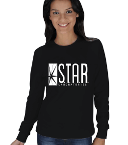 The Flash Star Laboratories KADIN SWEATSHIRT