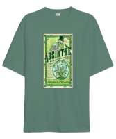 The Green Fairy Çağla Yeşili Oversize Unisex Tişört - Thumbnail