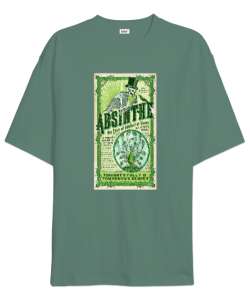 The Green Fairy Çağla Yeşili Oversize Unisex Tişört