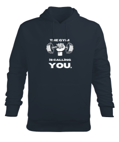 THE GYM Erkek Kapüşonlu Hoodie Sweatshirt