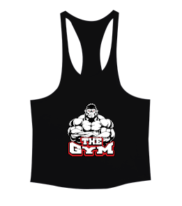 The GYM Gorilla Vücut Geliştirme GYM Bodybuilding Fitness Baskılı Erkek Tank Top Atlet