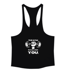 The GYM Siyah Erkek Tank Top Atlet