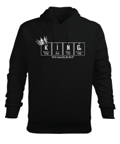 The King Erkek Kapüşonlu Hoodie Sweatshirt