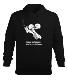 The Love Of Black And White Erkek Kapüşonlu Hoodie Sweatshirt