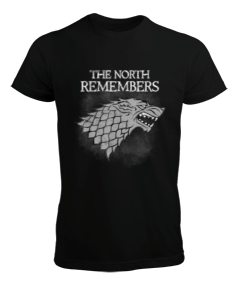 The North Remembers Baskılı Siyah Erkek Tişört