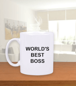 The Office; Worlds Best Boss Beyaz Kupa Bardak