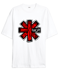 The Red Hot Chili Peppers Rock Tasarım Baskılı Oversize Unisex Tişört