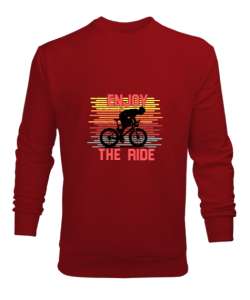 The Ride Kırmızı Erkek Sweatshirt