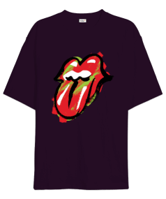 The Rolling Stones Baskılı Oversize Unisex Tişört