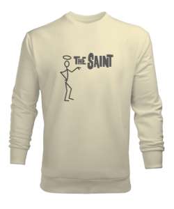 The Saint - Aziz - Yüce Krem Erkek Sweatshirt