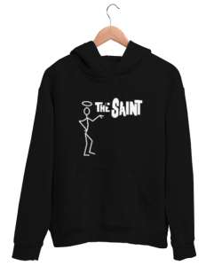 The Saint - Aziz - Yüce Siyah Unisex Kapşonlu Sweatshirt