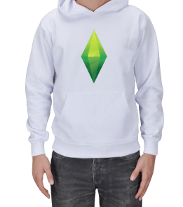 The Sims 4 Plumbob Erkek Kapşonlu