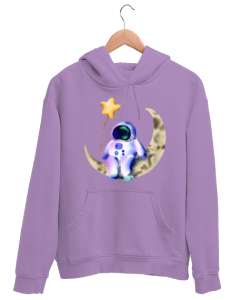 The Space Vol.2 Lila Unisex Kapşonlu Sweatshirt