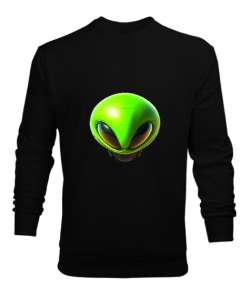 The Space Vol.3 Siyah Erkek Sweatshirt