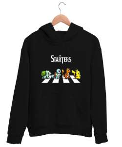 The Starters Siyah Unisex Kapşonlu Sweatshirt