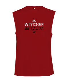 The Witcher Sembollü v3 Kesik Kol Unisex Tişört