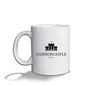 TheCastleofFashion Cup Beyaz Beyaz Kupa Bardak - Thumbnail