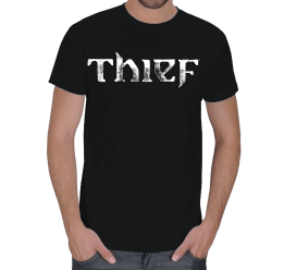 Thief Logo Tshirt-Erkek Erkek Tişört