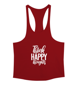 Think Happy Thoughts v10 Erkek Tank Top Atlet