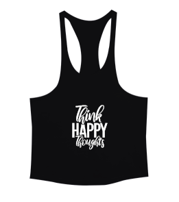 Think Happy Thoughts v12 Erkek Tank Top Atlet