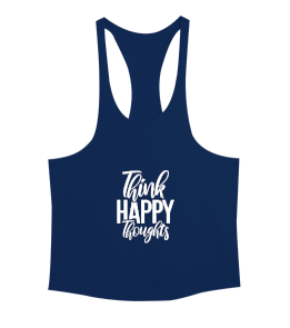 Think Happy Thoughts v13 Erkek Tank Top Atlet