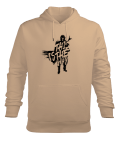 This Is The Way Ink Camel Erkek Kapüşonlu Hoodie Sweatshirt