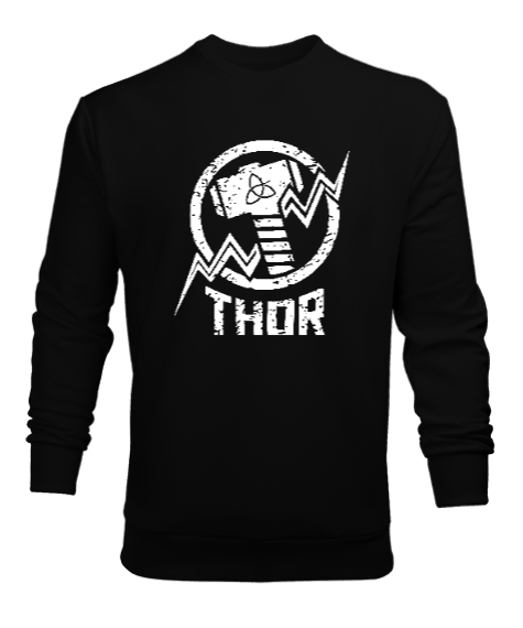 Thor - Viking V2 Siyah Erkek Sweatshirt