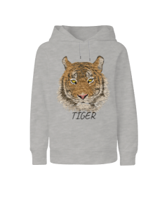 TİGER Çocuk Unisex Hoodie Kapüşonlu