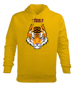 Tiger Erkek Kapüşonlu Hoodie Sweatshirt