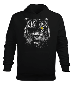 Tiger Eye Erkek Kapüşonlu Hoodie Sweatshirt