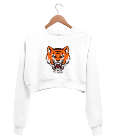 Tiger Kadın Crop Sweatshirt