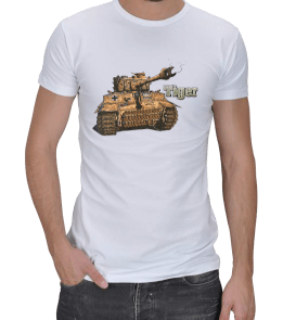 Tiger Tank Erkek Regular Kesim Tişört