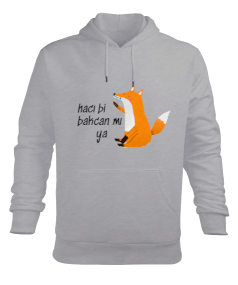 TİLKİ Erkek Kapüşonlu Hoodie Sweatshirt