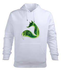 Tilki Erkek Kapüşonlu Hoodie Sweatshirt