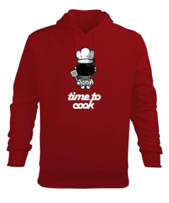 Time To Cook Erkek Kapüşonlu Hoodie Sweatshirt